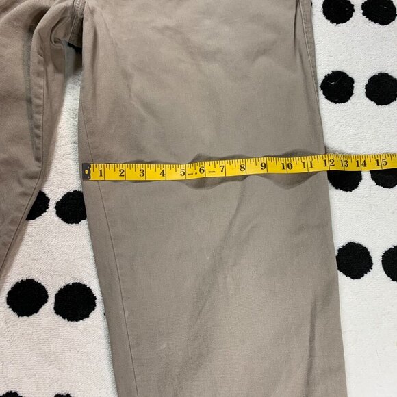 Vintage 90s Denver Hayes Khaki Tan Flat Front Chinos - Picture 11 of 15